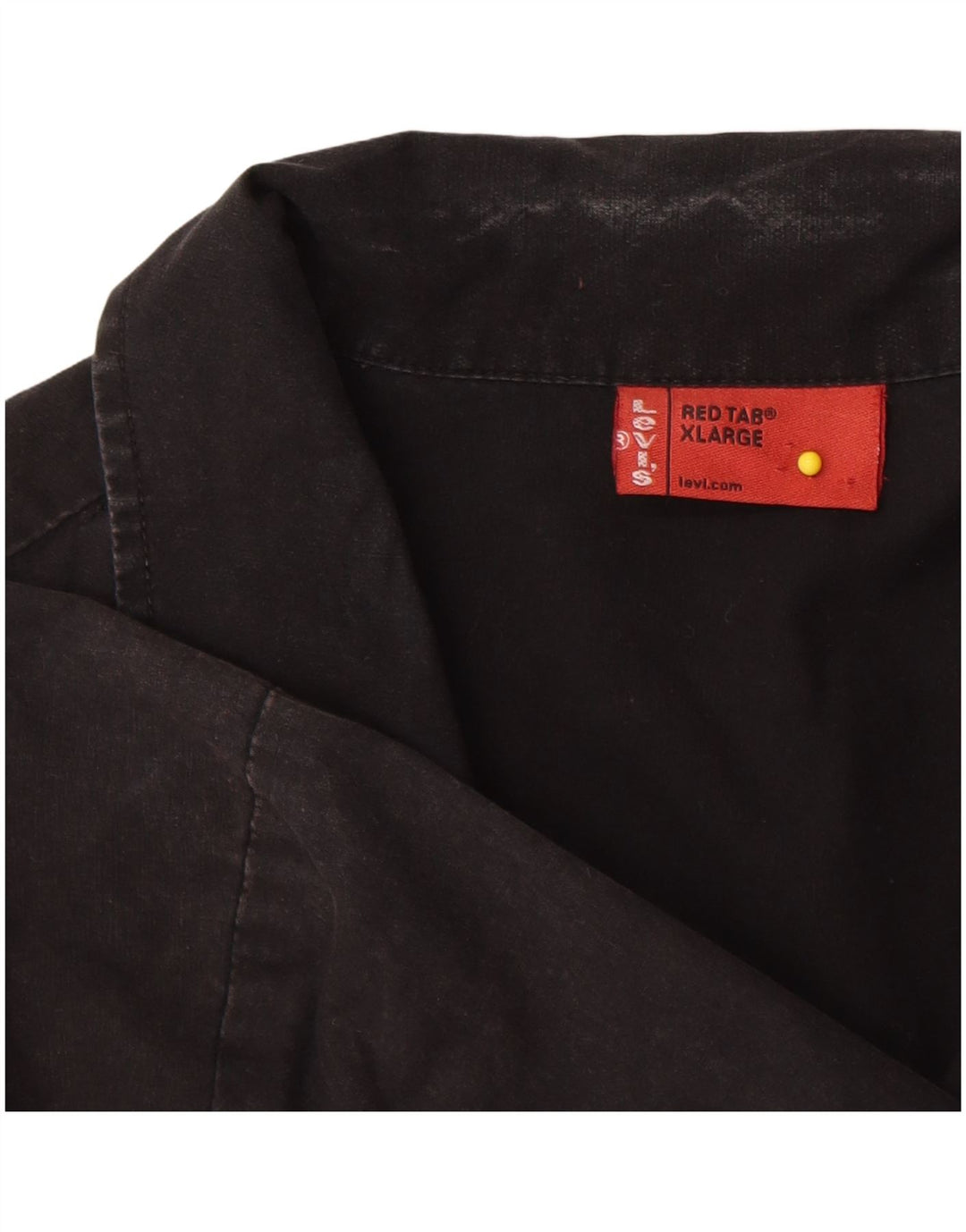 Levi's Herre grafisk kortærmet skjorte XL sort bomuld
