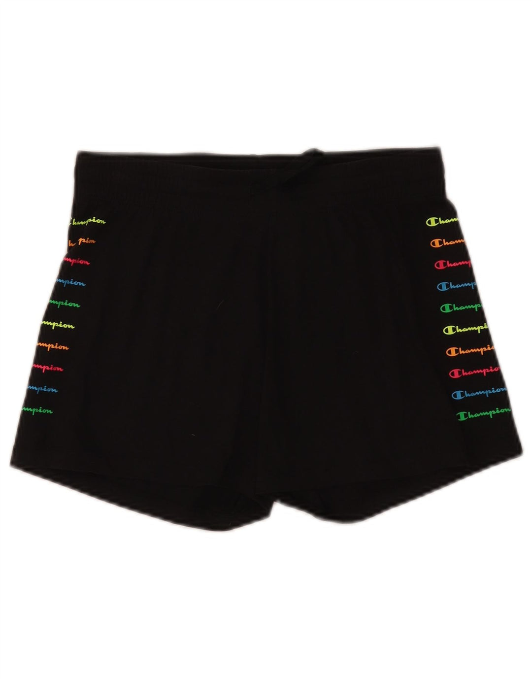 Champion Dame grafiske sportsshorts UK 12 Medium Sort