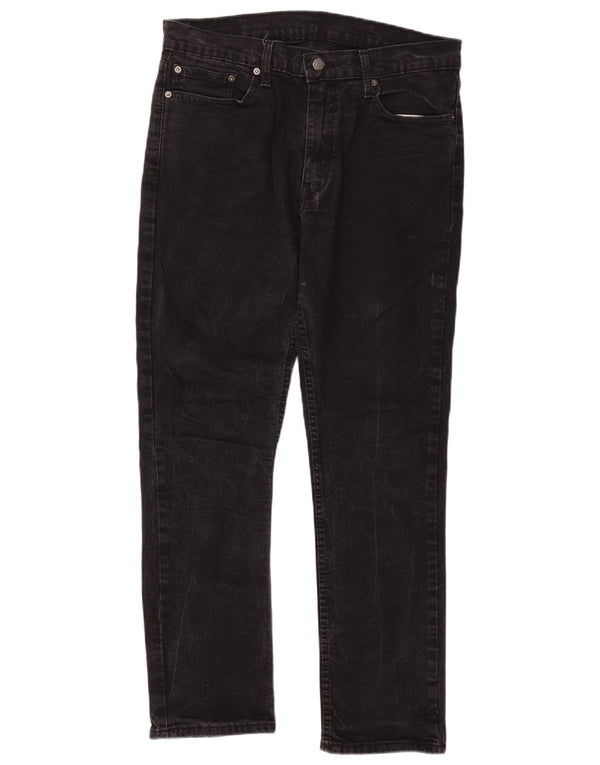 Levi's Herre 511 Slim Jeans W36 L32 Sort Bomuld