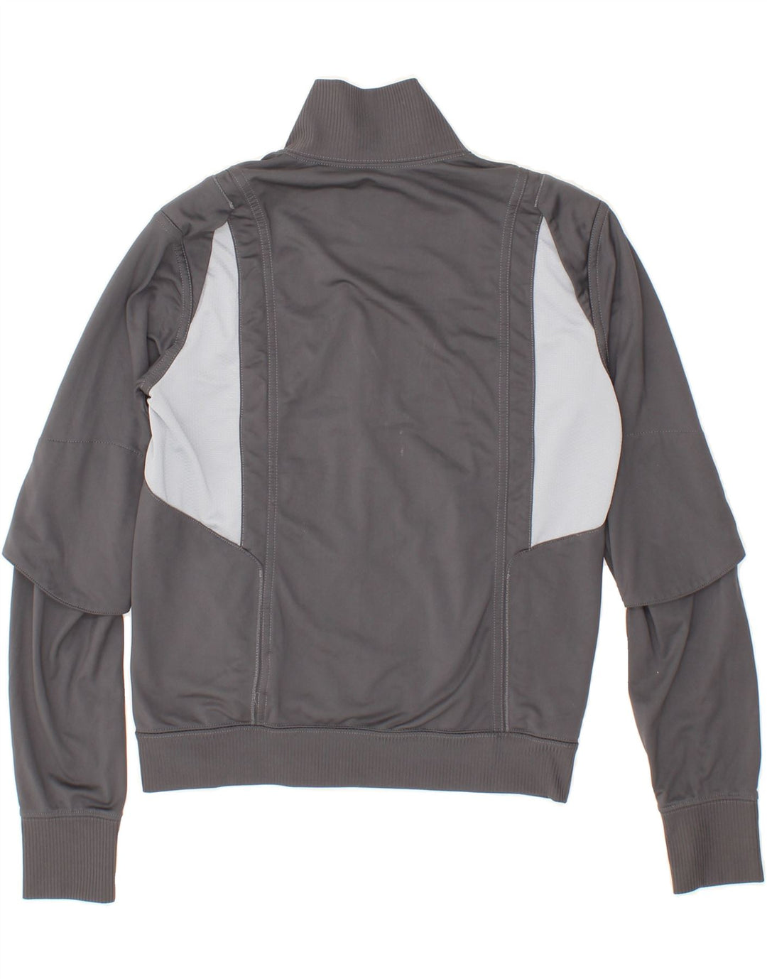 REEBOK Boys Tracksuit Top Jacket 10-11 Years Grey Colourblock Polyester Vintage Reebok and Second-Hand Reebok from Messina Hembry 