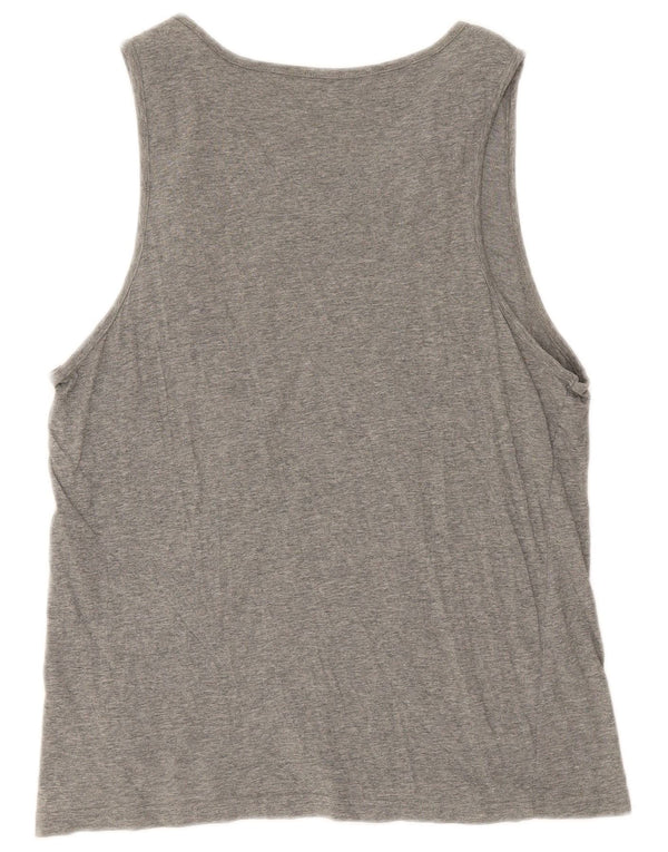 Puma Herre Grafisk Vest Top Medium Grå Flecked