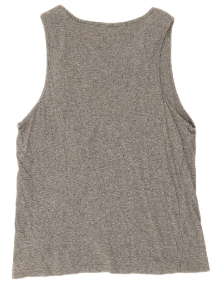 Puma Herre Grafisk Vest Top Medium Grå Flecked