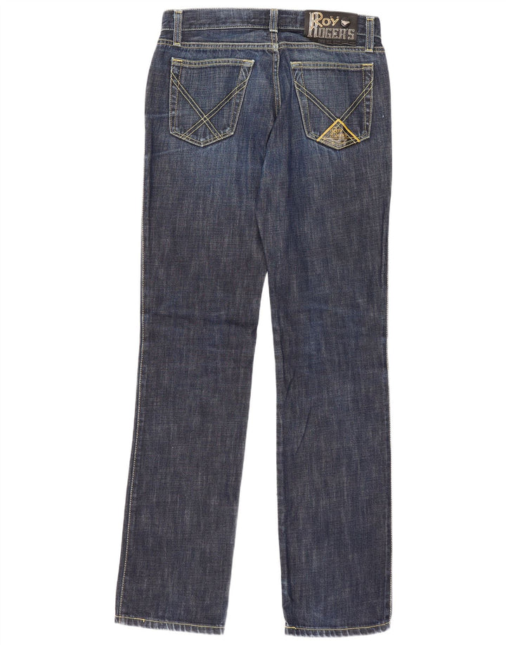 Roy Rogers lige jeans til kvinder W29 L31 blå bomuld