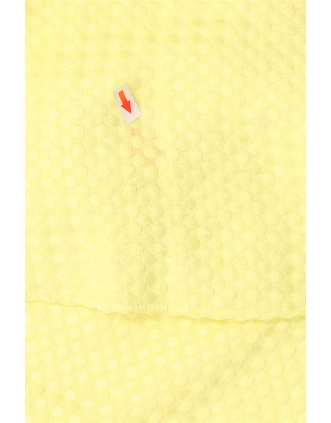 Paperlace Dame Ærmeløs A-Line Kjole UK 12 Medium Gul Polyester