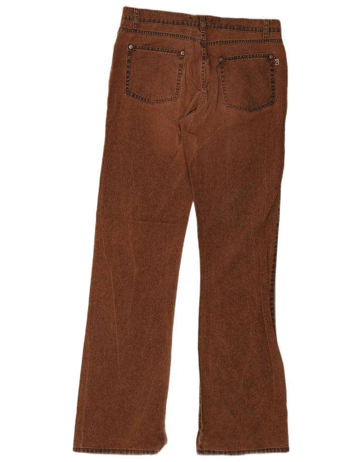 VINTAGE Dame Bootcut Jeans W32 L32 Brun