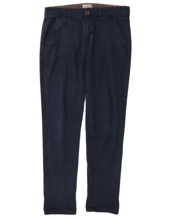 Mountain Warehouse Dame Slim Chino Bukser W32 L30 Marineblå Bomuld