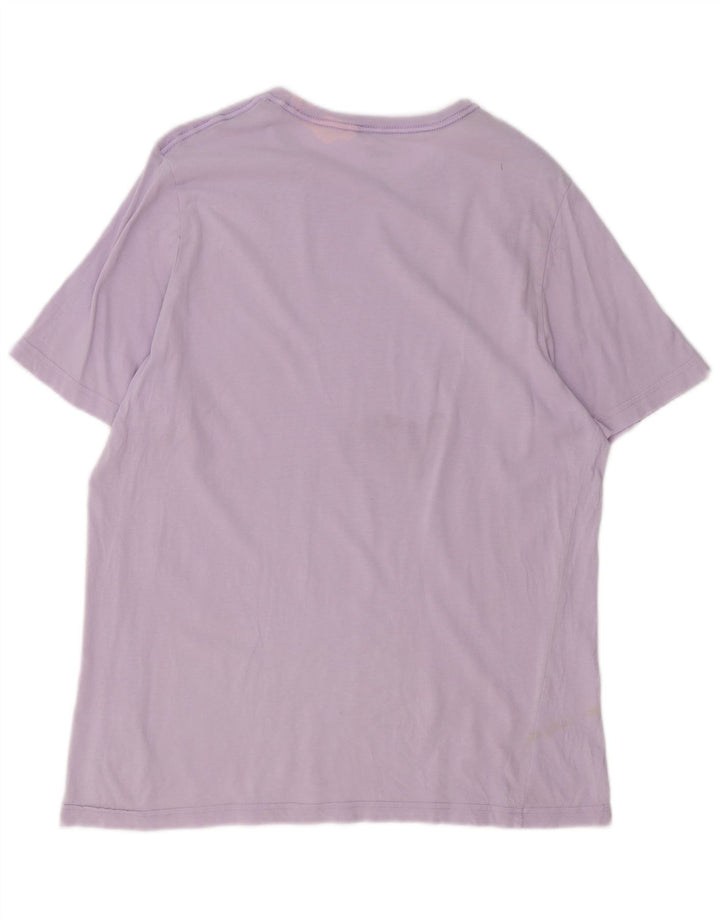 Puma Herre T-Shirt Top Stor Lilla Bomuld