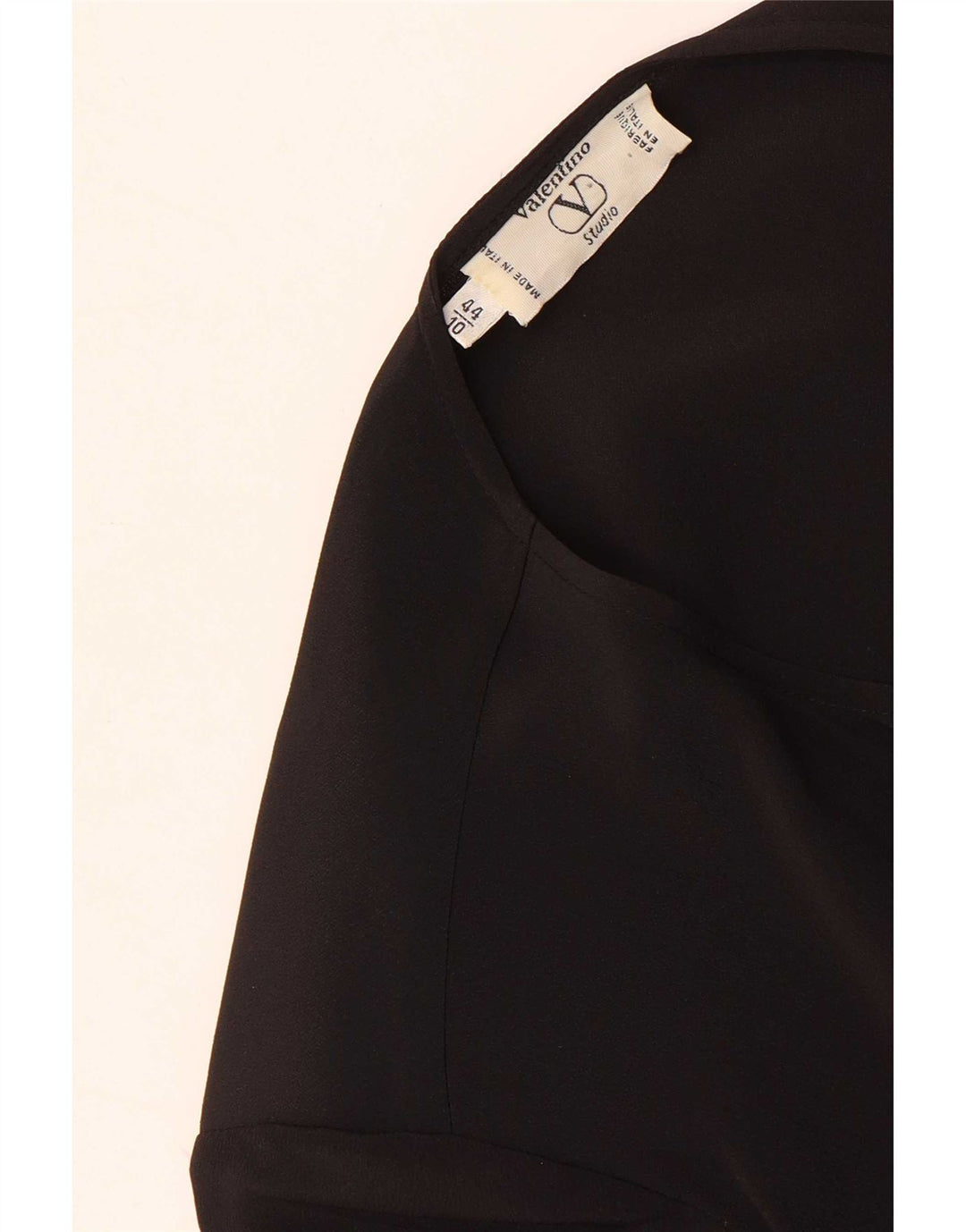 Valentino skjortebluse til kvinder IT 44 Medium Sort