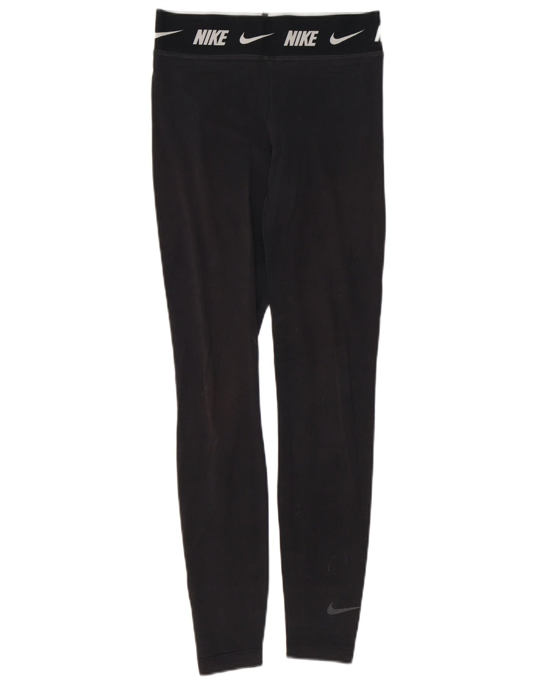 Nike Dame Leggings UK 6 XS Sort Bomuld