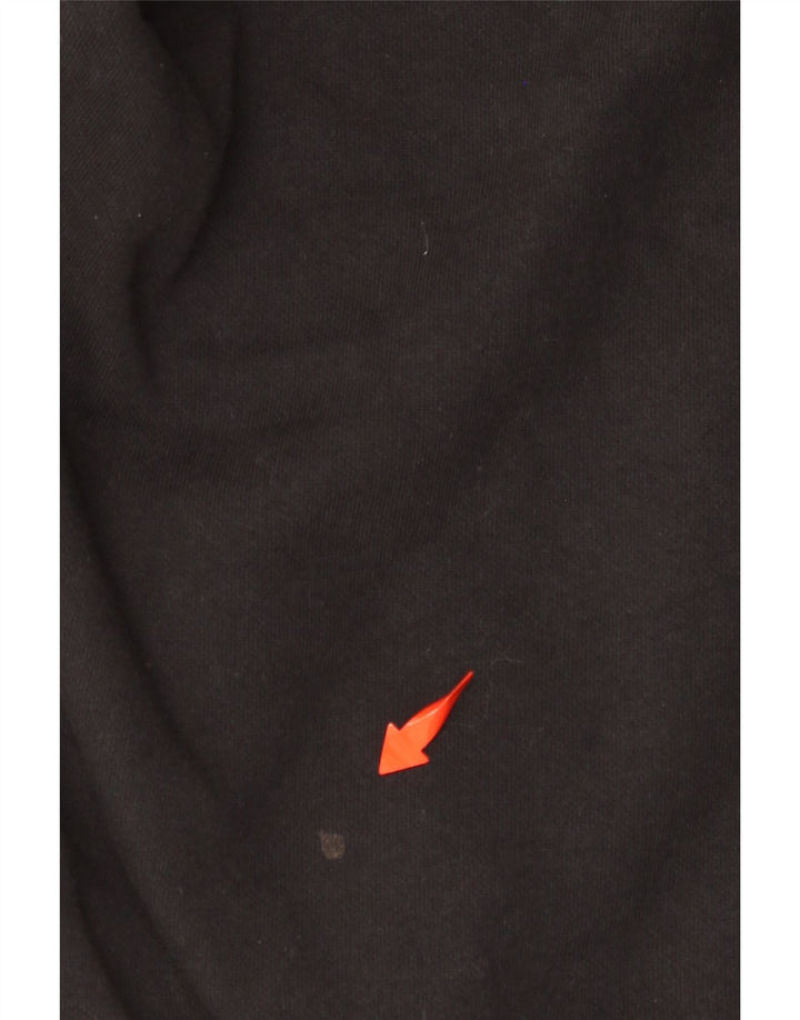 CHAMPION Grafisk hættetrøje til mænd Stor sort bomuld