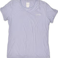 CHAMPION Womens T-Shirt Top UK 20 2XL Blue Polyester | Vintage Champion | Thrift | Second-Hand Champion | Used Clothing | Messina Hembry 