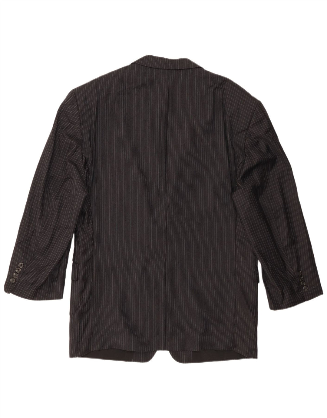 Ralph Lauren Herre 2-knaps blazerjakke UK 42 XL Sort nålestribet uld