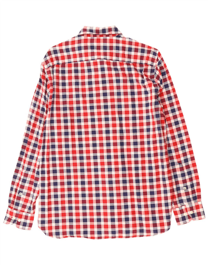 TOMMY HILFIGER Herre Regular Fit skjorte Medium rød Gingham bomuld