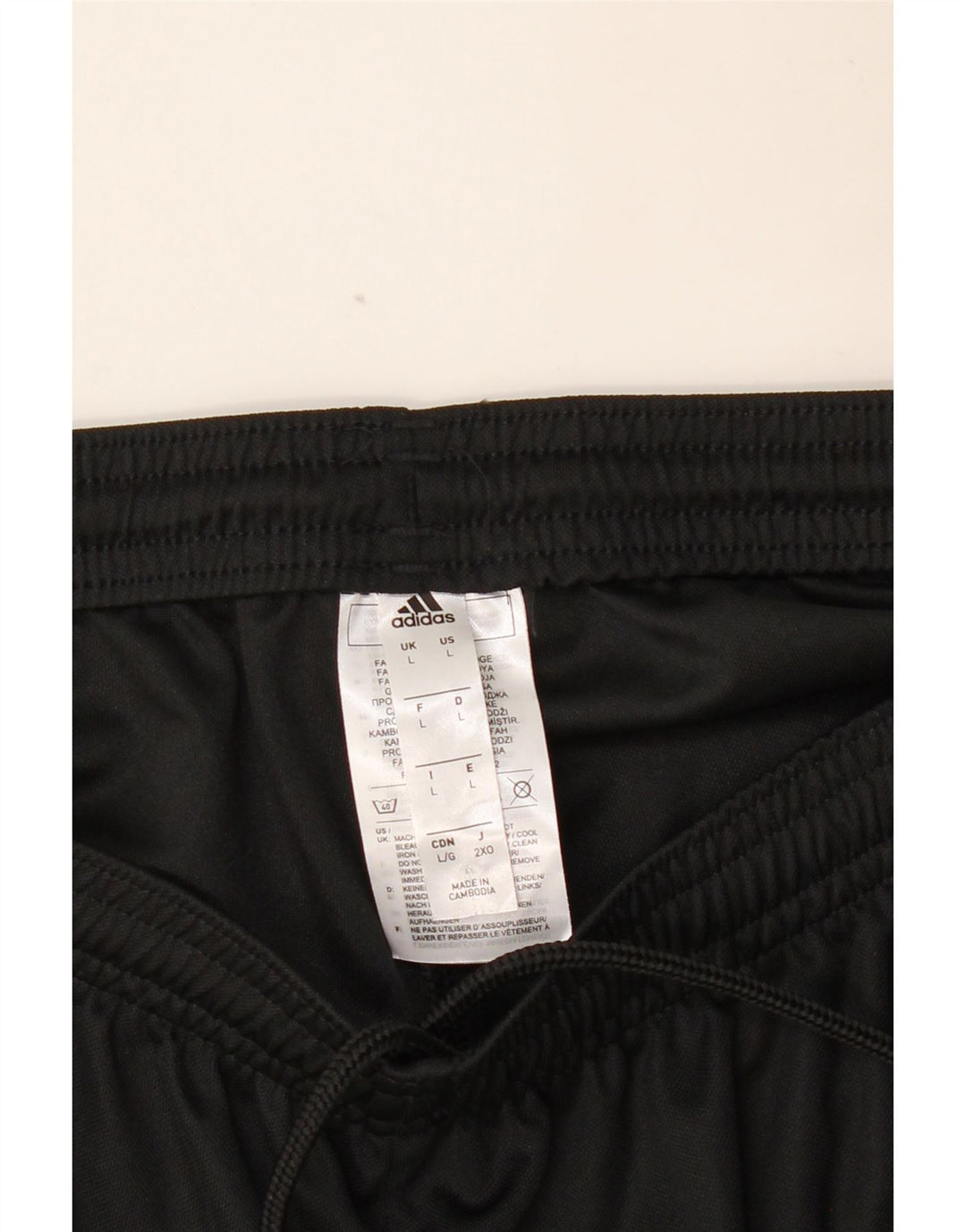 ADIDAS Aeroready Sportsshorts til mænd store sorte polyester