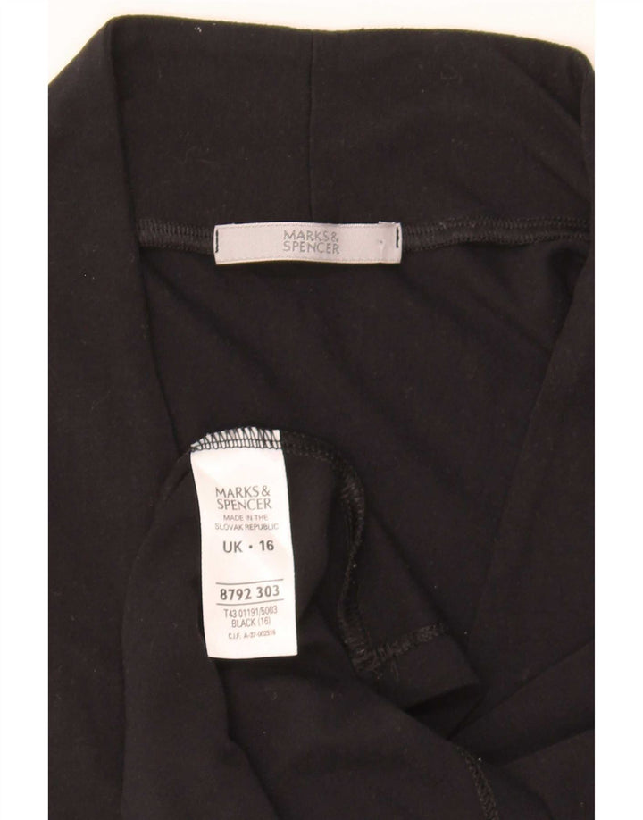 Marks & Spencer Damevest Top UK 16 Large Black Viscose