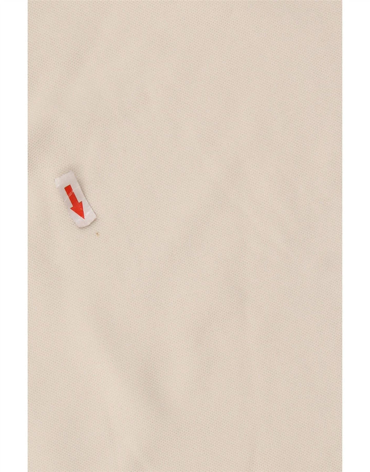 Lacoste Dame Polo Shirt Størrelse 46 XL Hvid Bomuld