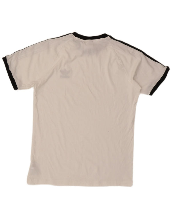 Adidas Herre T-Shirt Top Stor Hvid Bomuld
