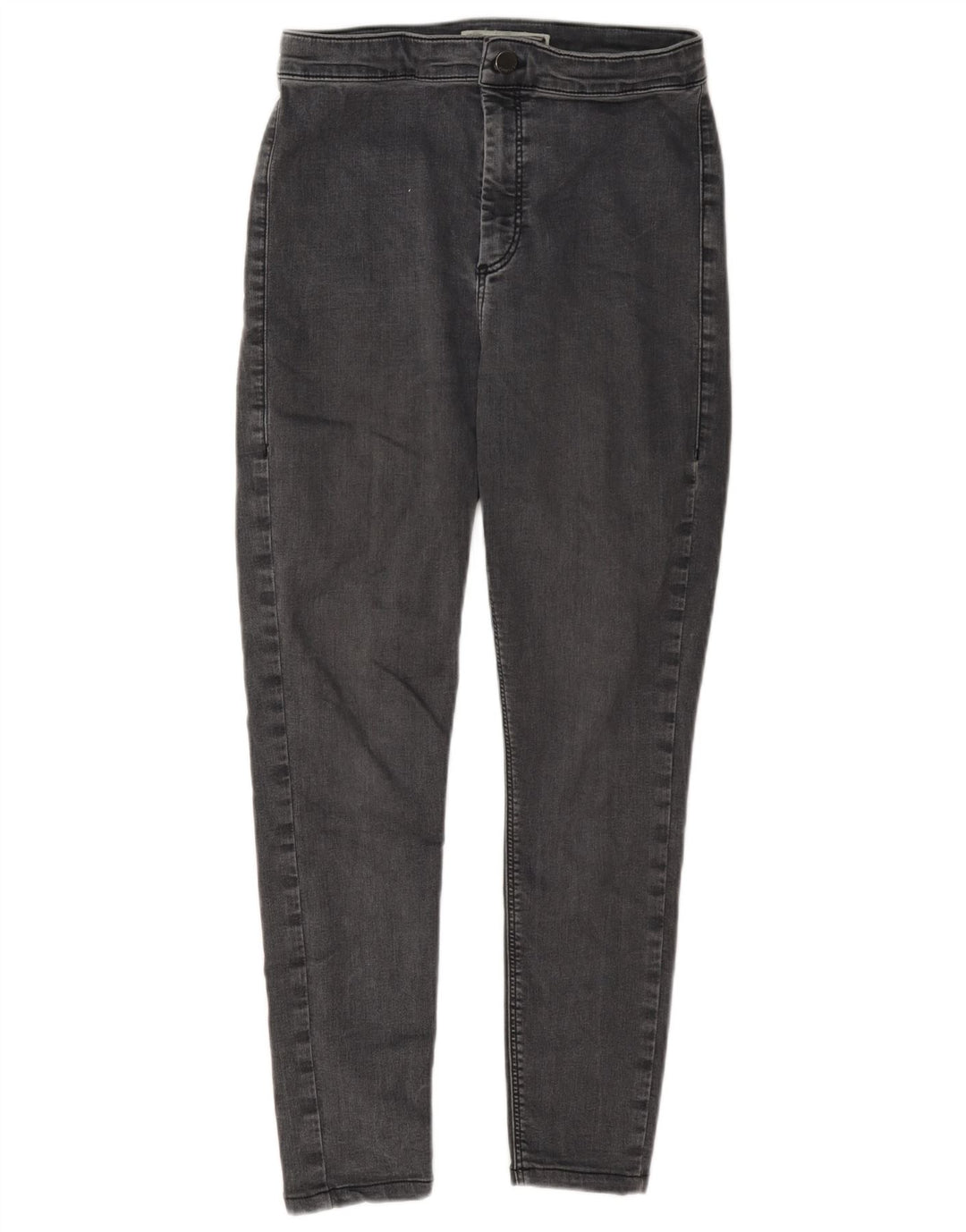 Topshop Dame Cropped Jeans W32 L25 Grå Bomuld