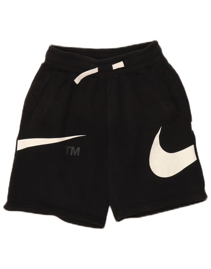 NIKE Grafiske sportsshorts til drenge 10-11 år Medium sort bomuld