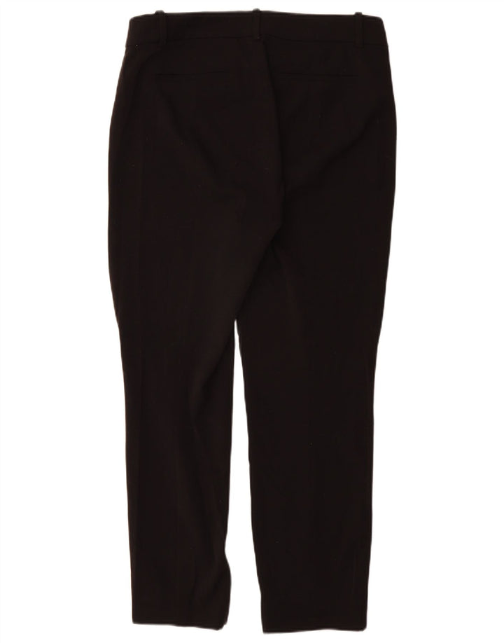 J. CREW Slim Chino-bukser til kvinder US 8 Medium W28 L27 sort polyester