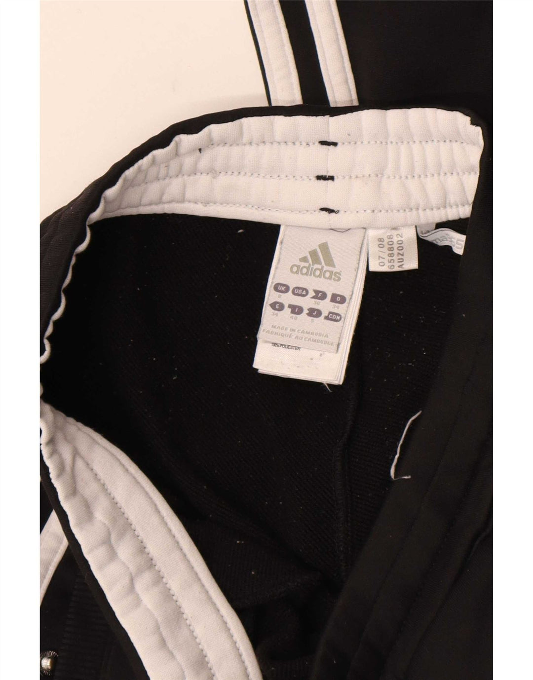 Adidas Womens Clima 365 Træningsdragt Bukser UK 8 Small Black Polyester