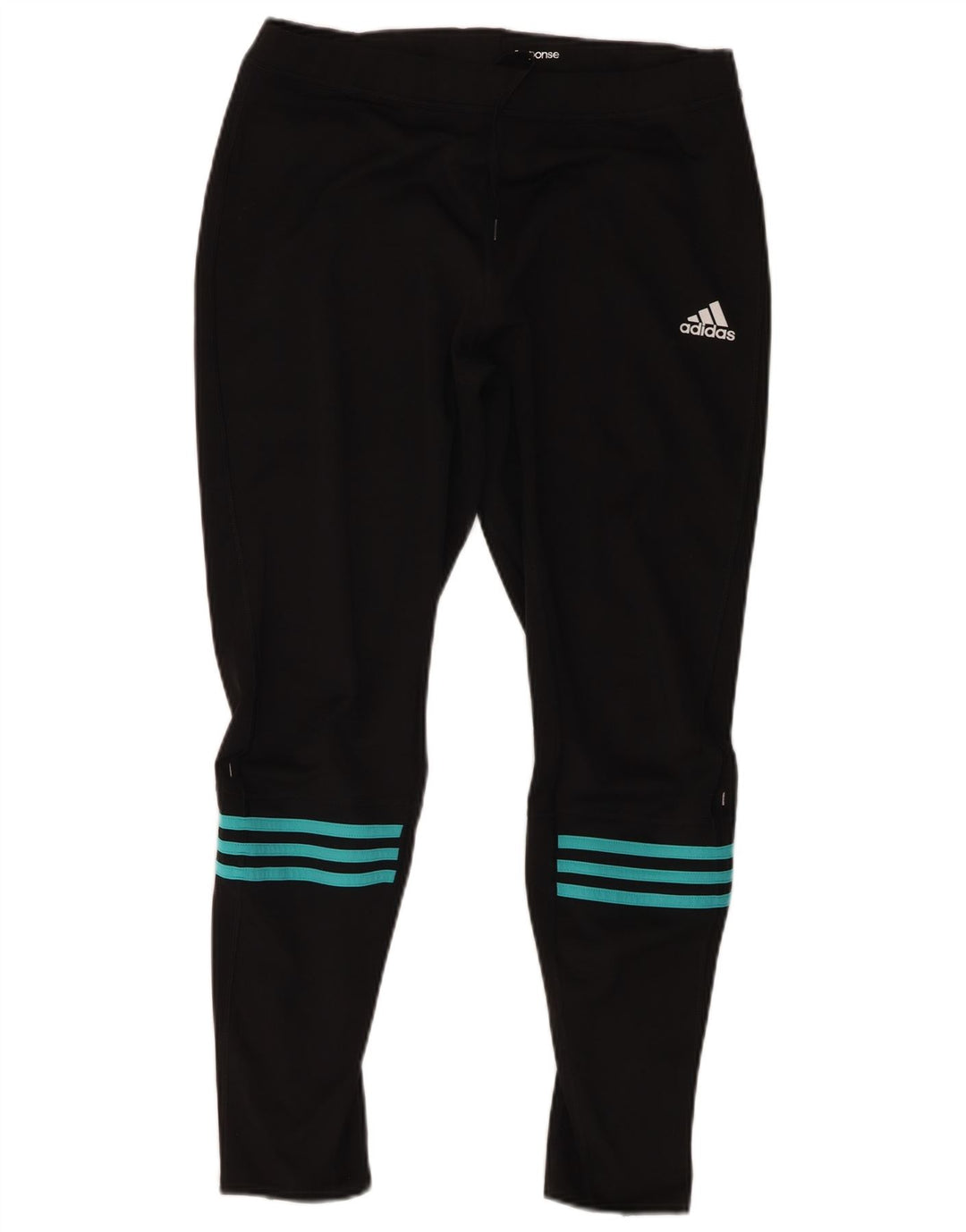 Adidas Womens Response Leggings XL Sortstribet