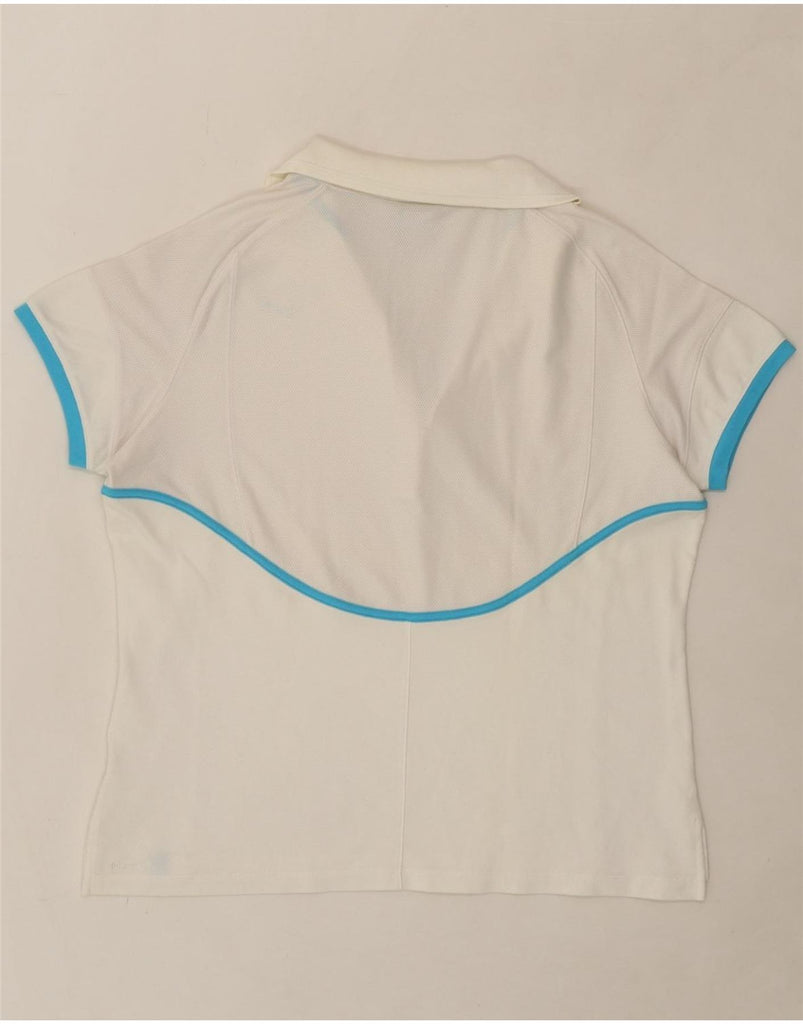 NIKE Womens Polo Shirt UK 18/20 2XL White Vintage Nike and Second-Hand Nike from Messina Hembry 