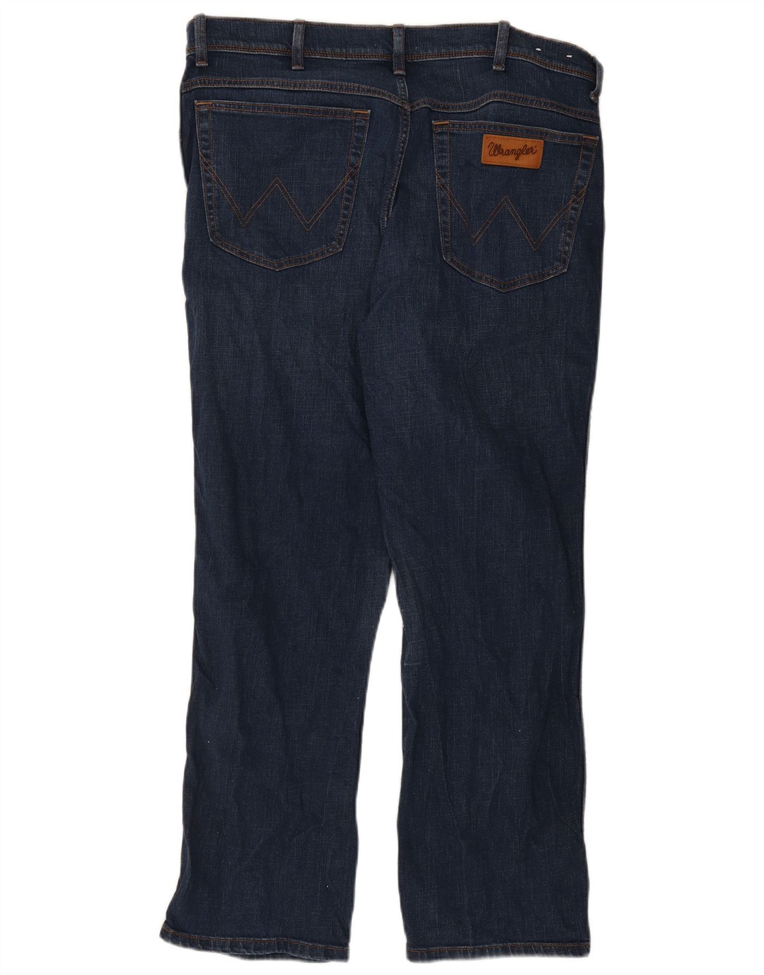 Wrangler Herre Texas Straight Jeans W38 L30 Blå Bomuld