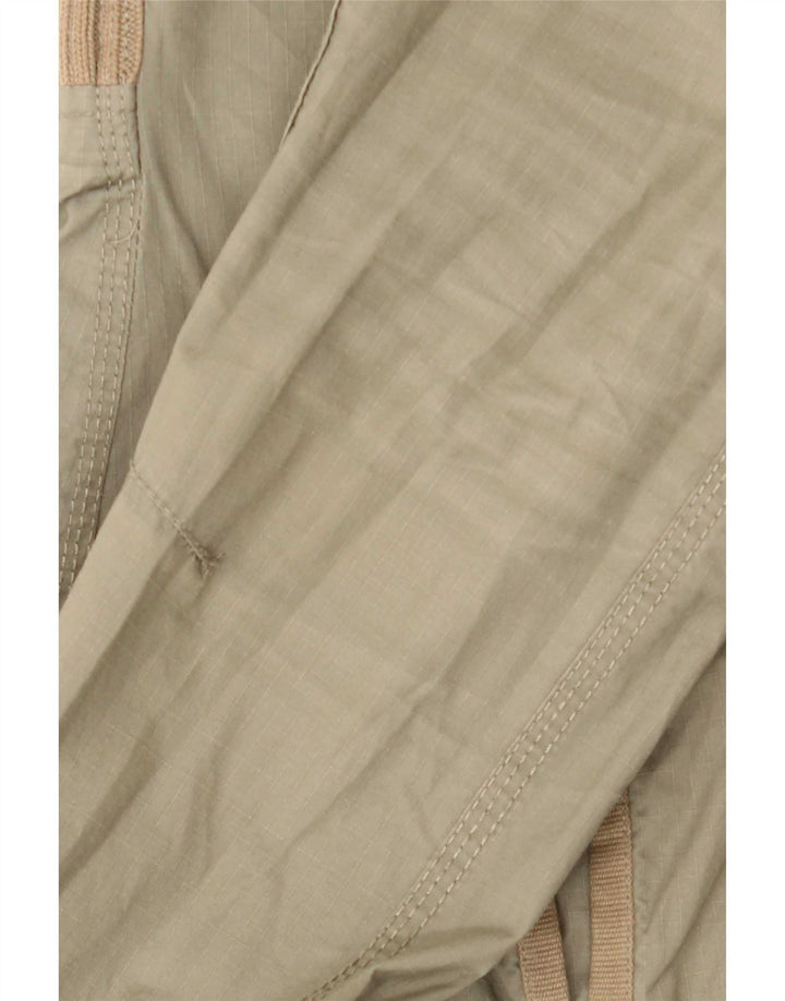 Superdry Parkajakke med hætte til kvinder UK 12 Medium Khaki Bomuld