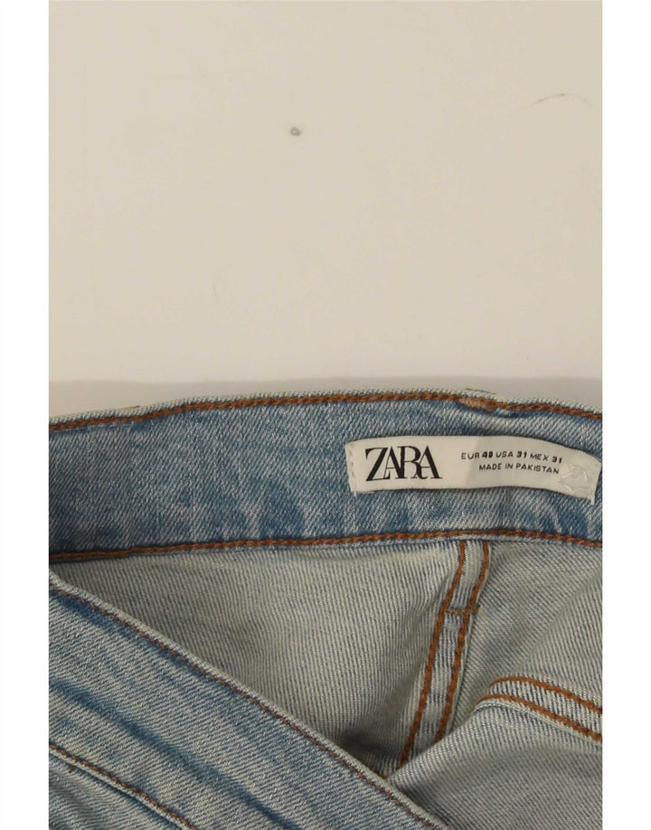 Zara Straight Jeans til mænd EU 40 Medium W31 L31 Blå Bomuld