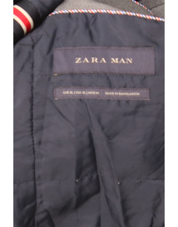 ZARA Overfrakke til mænd UK 42 XL Grå
