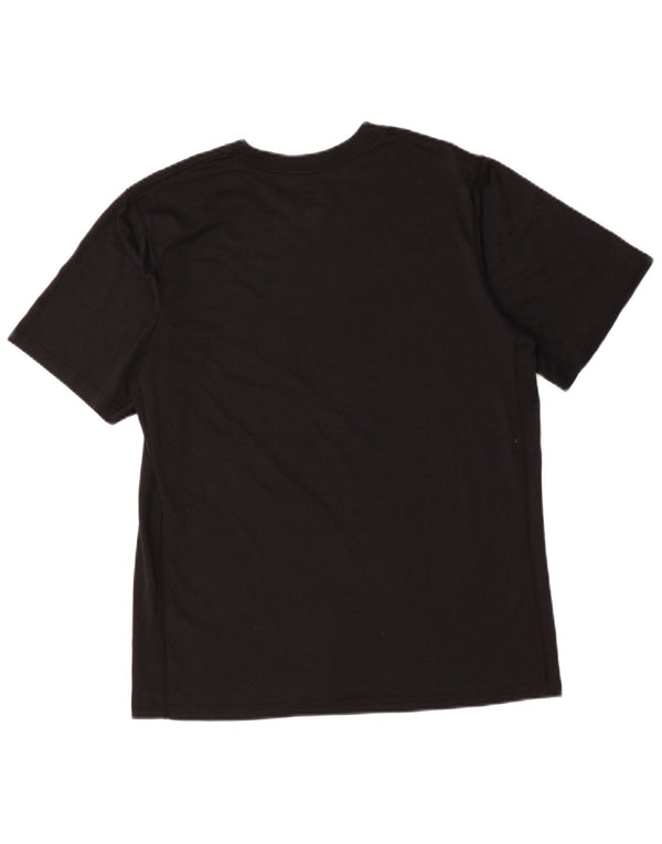 Nike Herre Dri Fit T-Shirt Top Medium Sort Polyester