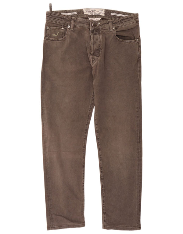 Jacob Cohen Herre Slim Jeans W36 L30 Grå Bomuld