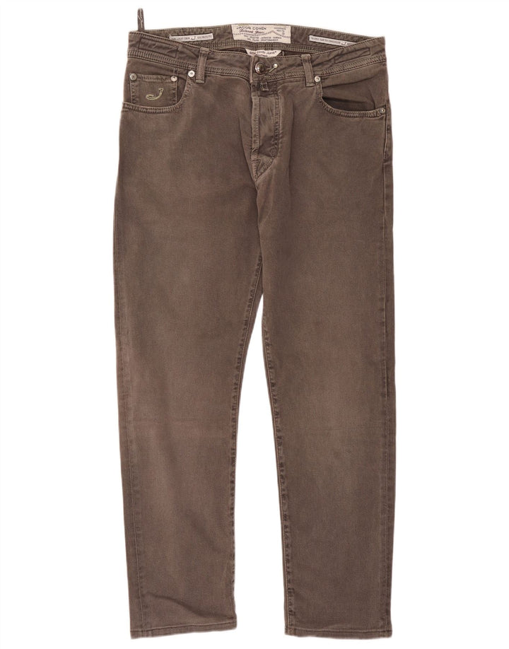 Jacob Cohen Herre Slim Jeans W36 L30 Grå Bomuld