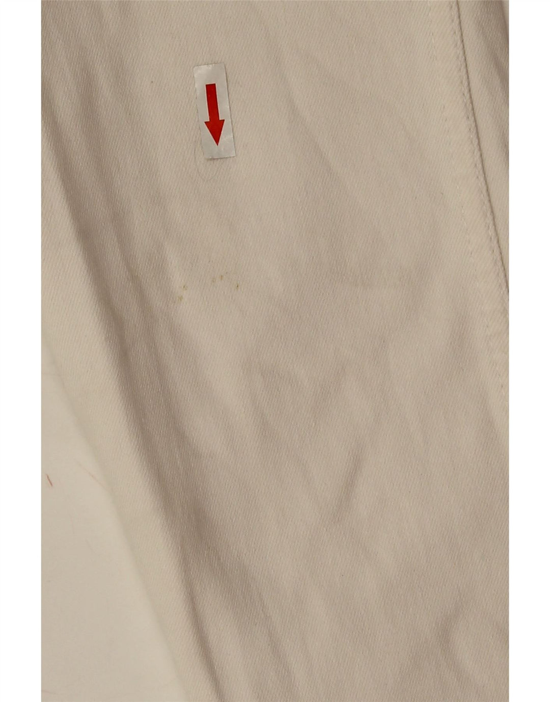 Zara Dame Straight Bootcut Jeans EU 38 Small W28 L26 Off White Bomuld