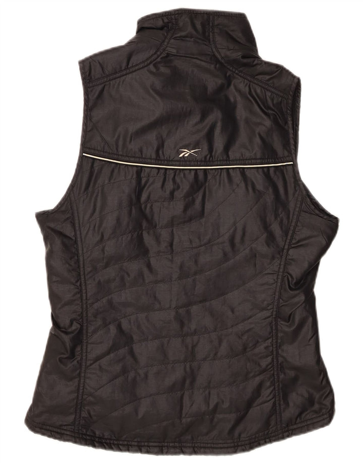 Reebok Womens Polstret Gilet UK 14 Medium Black