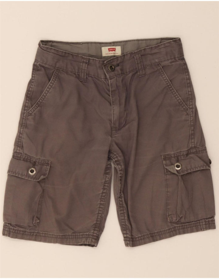 LEVI'S Boys Cargo Shorts 7-8 Years W25  Grey Cotton Vintage Levi's and Second-Hand Levi's from Messina Hembry 