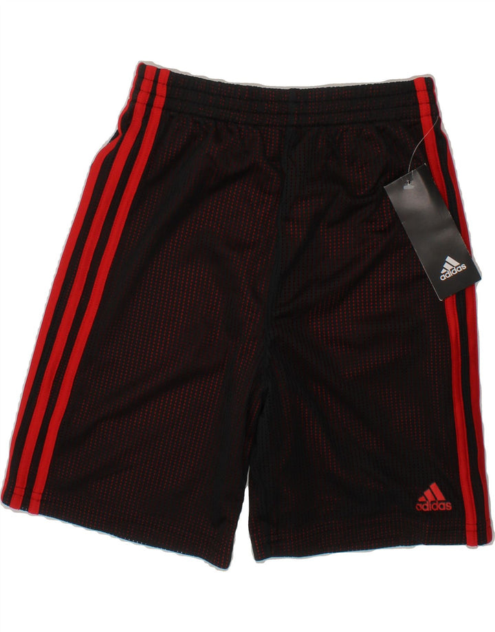 ADIDAS Boys Sport Shorts 6-7 Years  Black Polyester Vintage Adidas and Second-Hand Adidas from Messina Hembry 