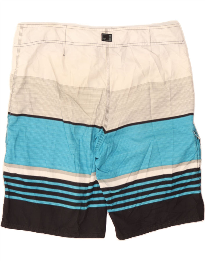 O'NEILL Mens Swimming Shorts Large  Multicoloured Colourblock Polyester Vintage O'Neill and Second-Hand O'Neill from Messina Hembry 