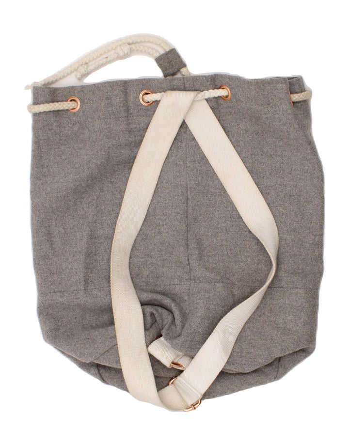 JACK WILLS Womens Graphic Backpack One Size Grey Polyester Vintage Jack Wills and Second-Hand Jack Wills from Messina Hembry 
