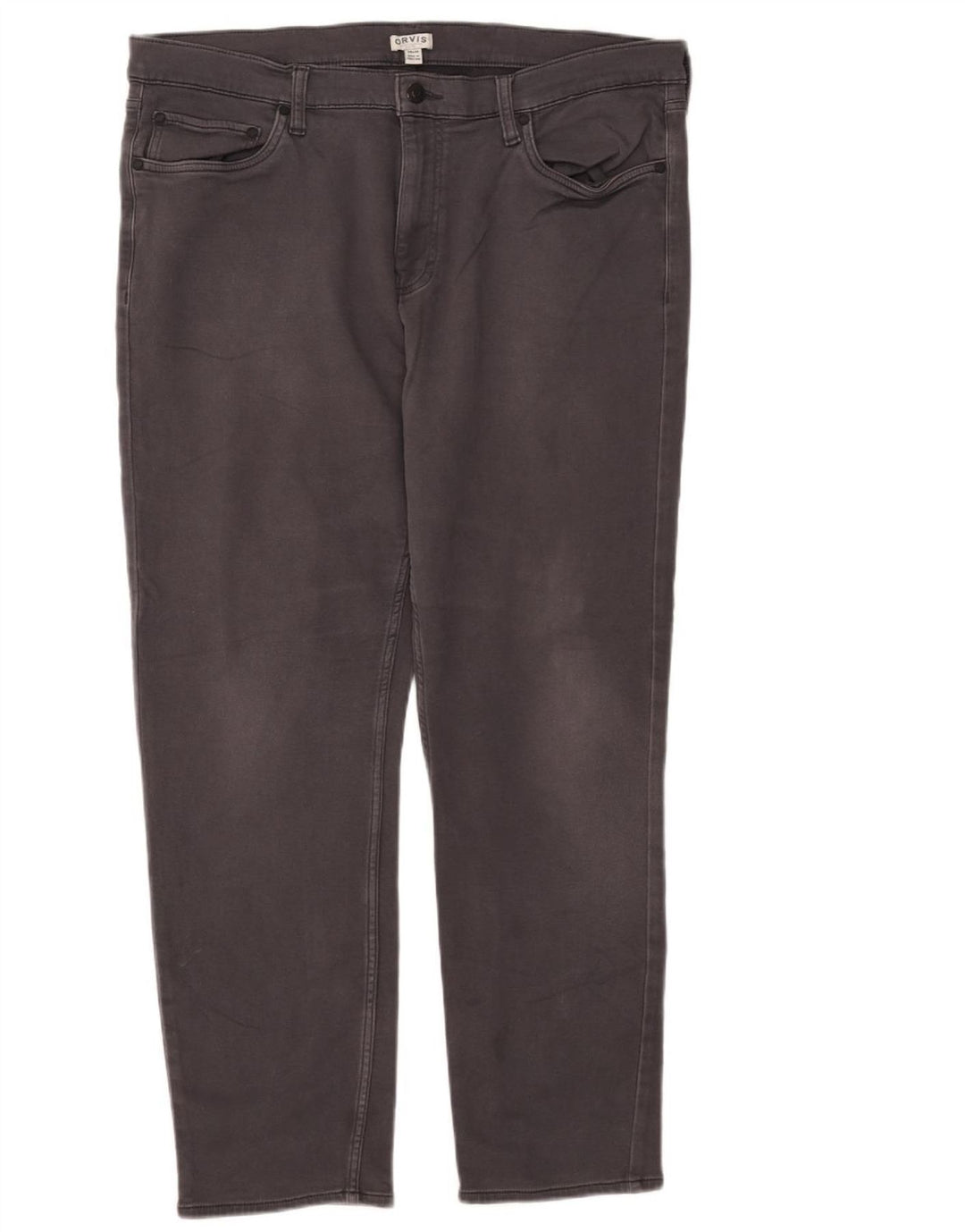 Orvis Herre Slim Jeans W38 L30 Grå Bomuld