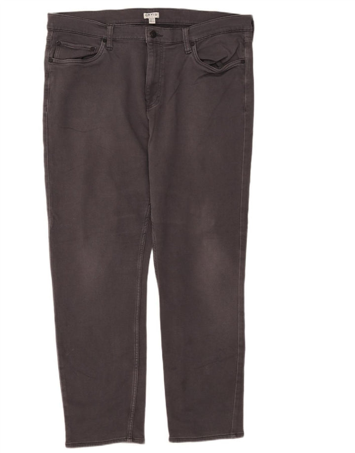 Orvis Herre Slim Jeans W38 L30 Grå Bomuld