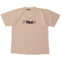 Fila Herre Grafisk T-Shirt Top Medium White