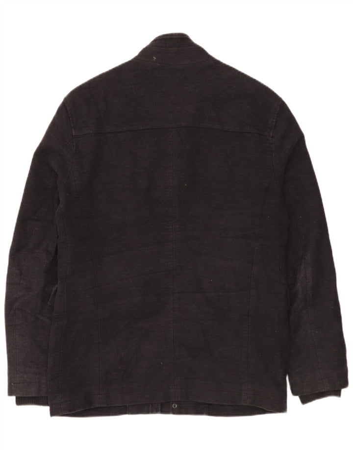 Marks & Spencer Herre Windbreaker Coat UK 36 Small Black Bomuld
