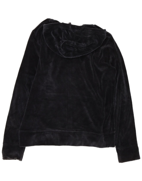 True Religion Dame Hættetrøje Sweater UK 18 XL Sort bomuld