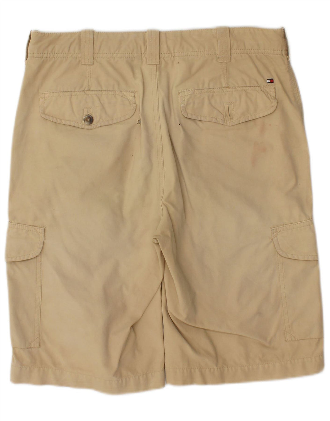 Tommy Hilfiger Herre Cargo Shorts W30 Medium Khaki Bomuld