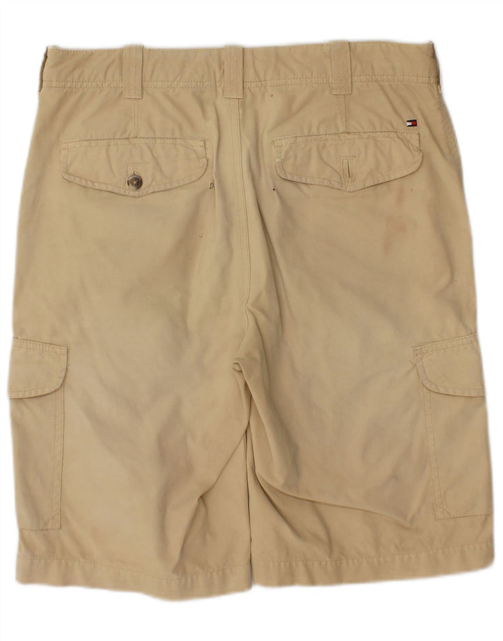 Tommy Hilfiger Herre Cargo Shorts W30 Medium Khaki Bomuld