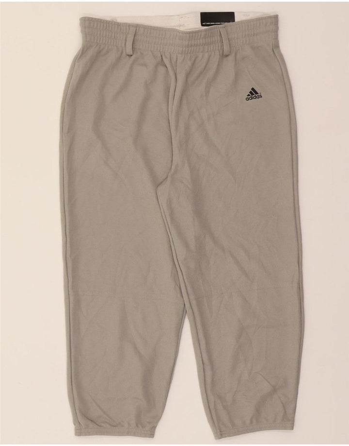 ADIDAS Boys Tracksuit Trousers Joggers 13-14 Years XL Grey Polyester Vintage Adidas and Second-Hand Adidas from Messina Hembry 