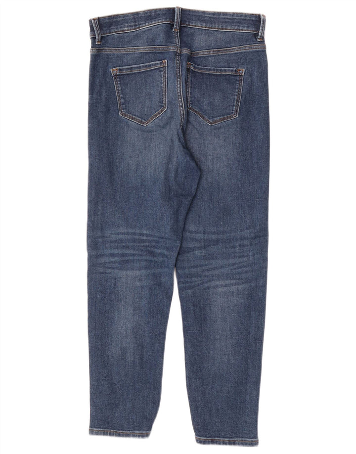 Marks & Spencer Dame Cigarette Crop Slim Jeans UK 10 Small W28 L24 Blue