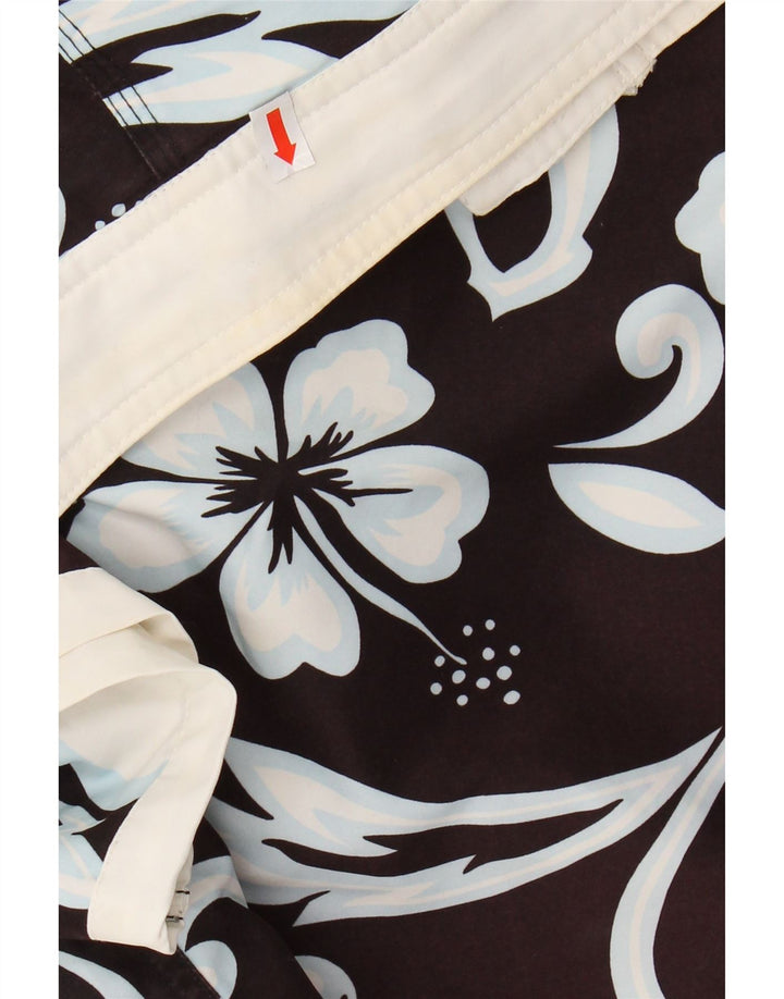 SUNDEK Badeshorts til mænd Large Black Floral Polyester